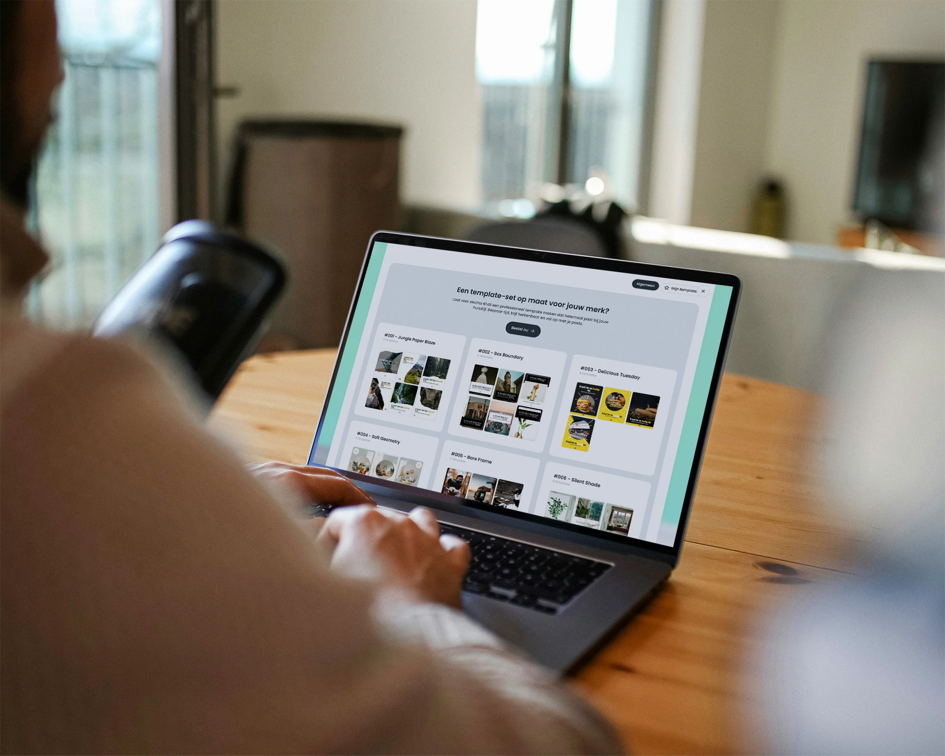 Laat een unieke template set op maat maken voor jouw bedrijf.
